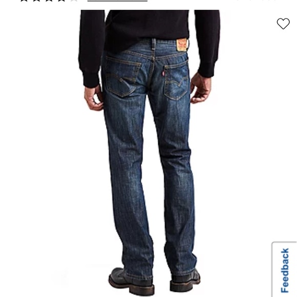 NWT Men’s Levi’s 527 Slim Bootcut jeans. Color: Andi. 32x32 - Picture 3 of 4